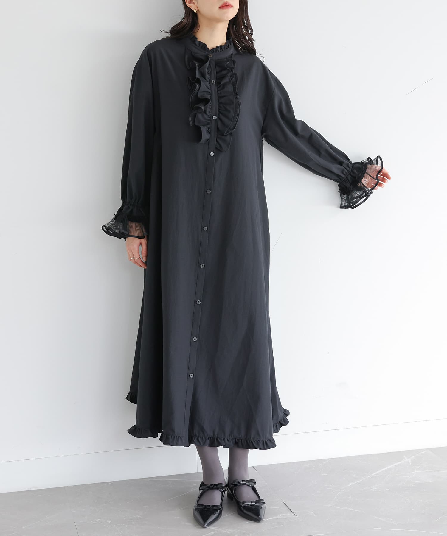 osharewalker（オシャレウォーカー） シャツワンピース ロング