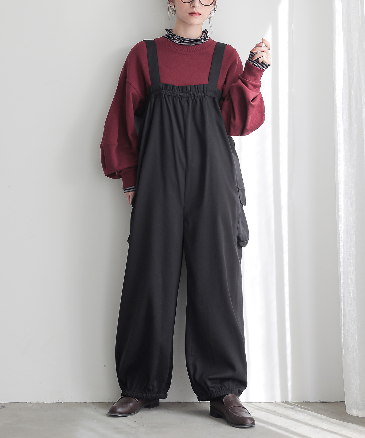osharewalker（オシャレウォーカー） サロペット ロング レディース 