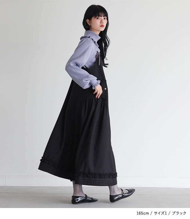 キャミワンピース ロング レディース ワンピ ...の詳細画像4
