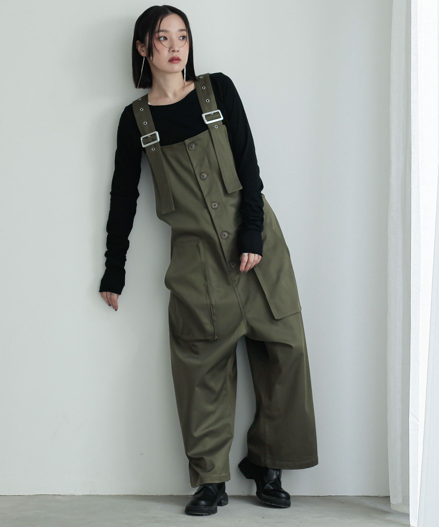 osharewalker（オシャレウォーカー） サロペット パンツ レディース