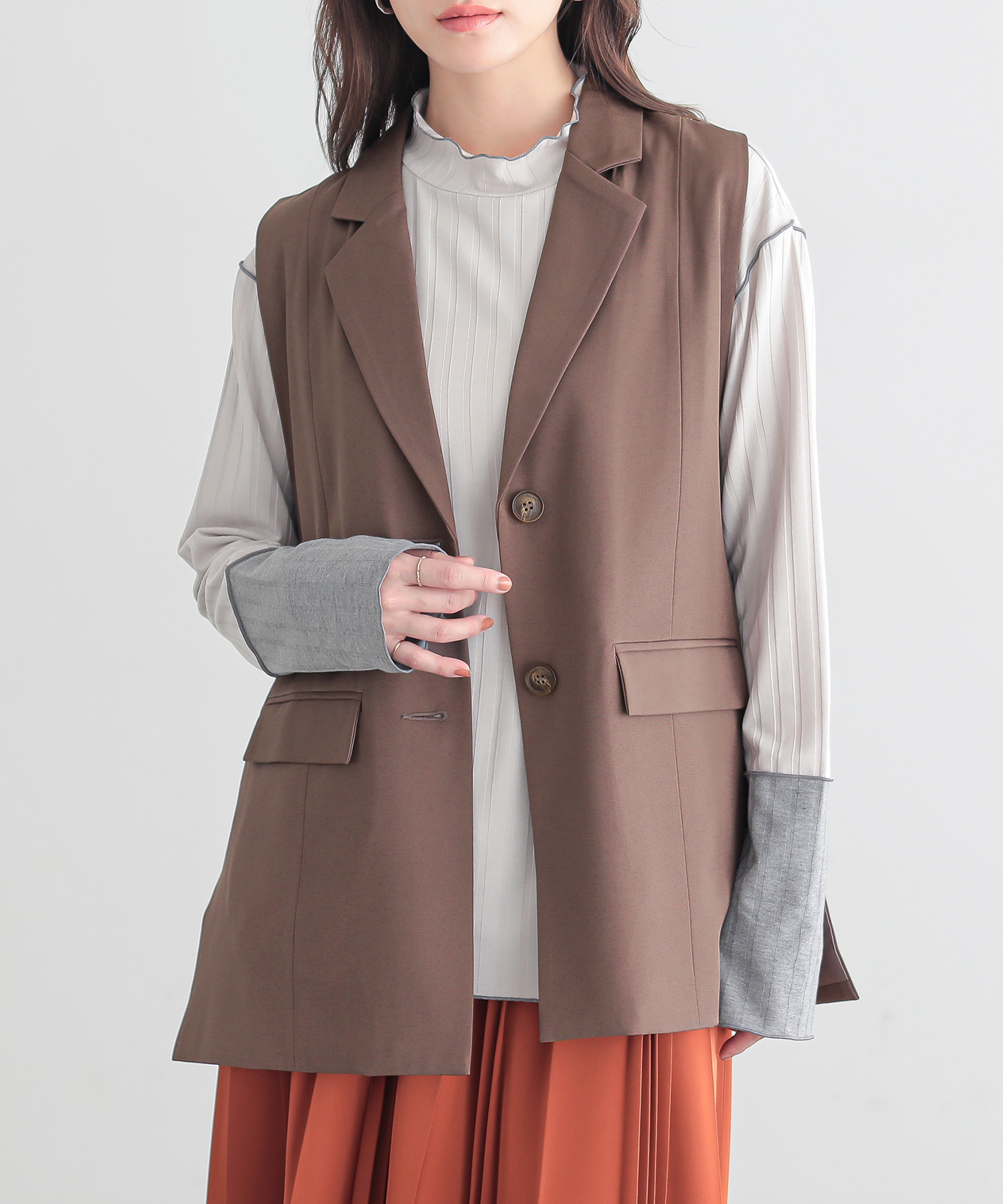 osharewalker（オシャレウォーカー） ジレ レディース トップス ライト