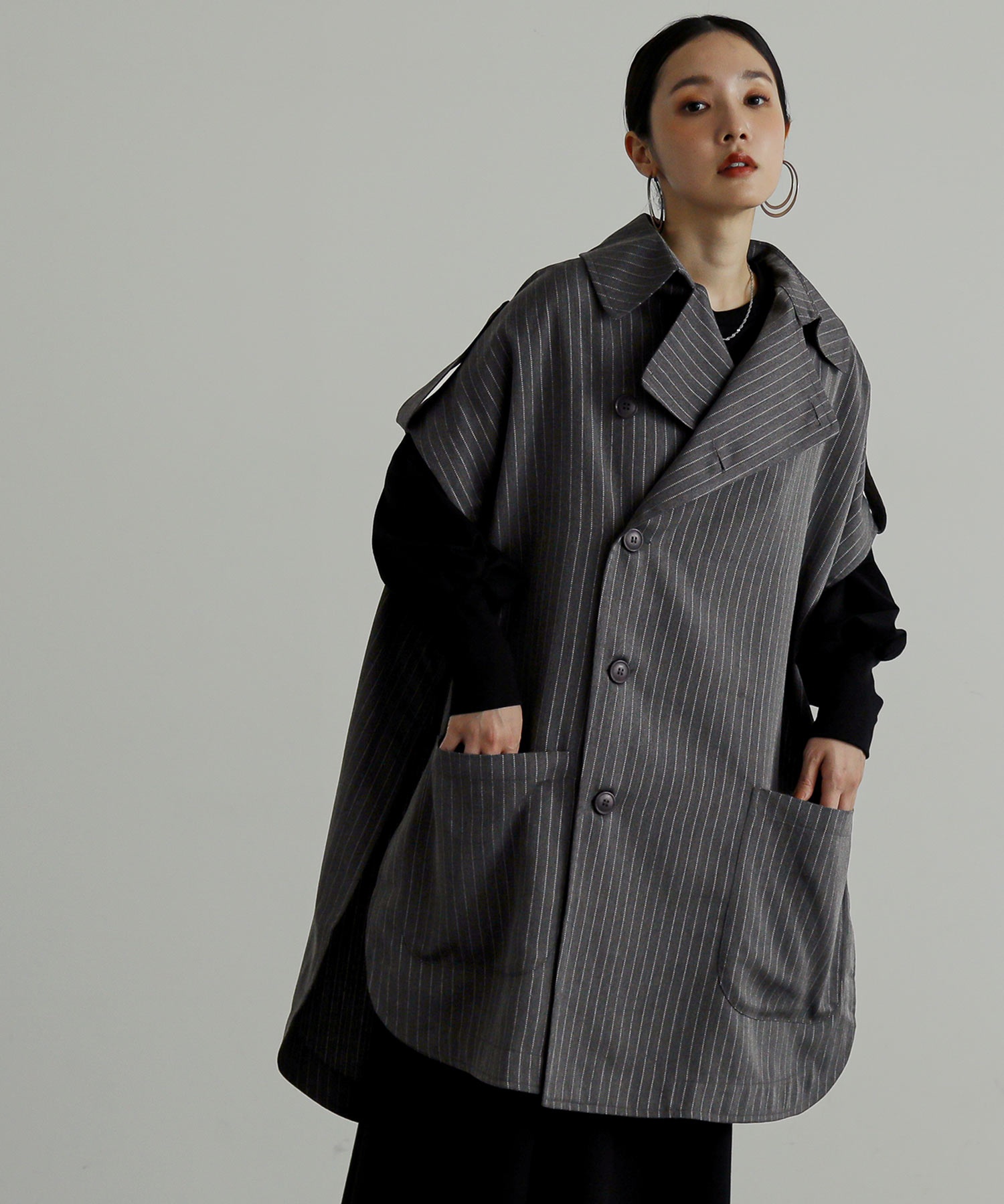 osharewalker（オシャレウォーカー） ケープコート ポンチョ