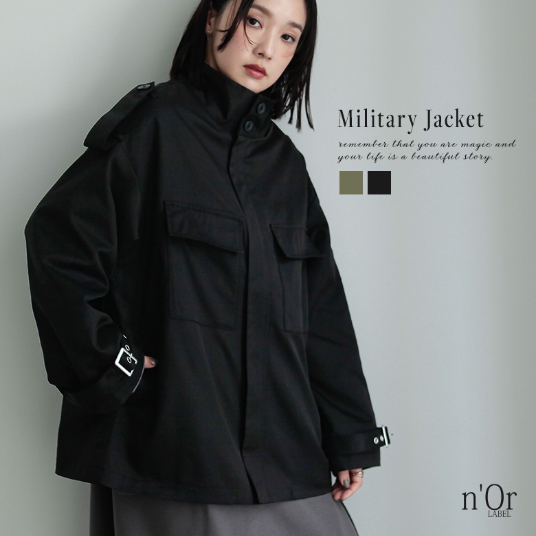 osharewalker ジャケット レディース アウター 長袖 ミリタリー