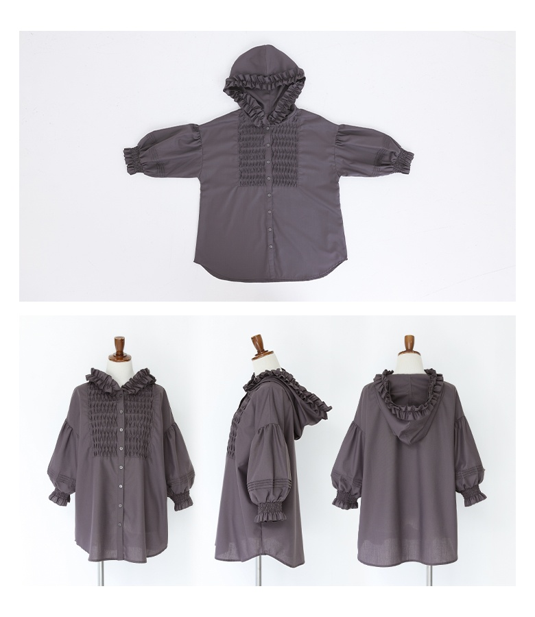 osharewalker ブラウス シャツ レディース トップス フリル