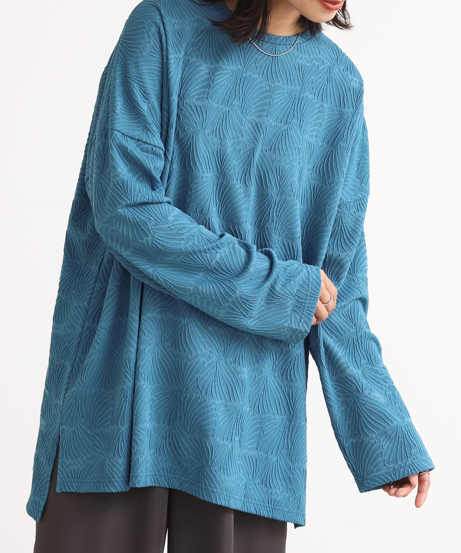 osharewalker カットソー 長袖 レディース トップス ロンT ジャ