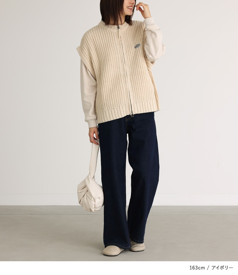 osharewalker ニットベスト レディース トップス ベスト ジレ