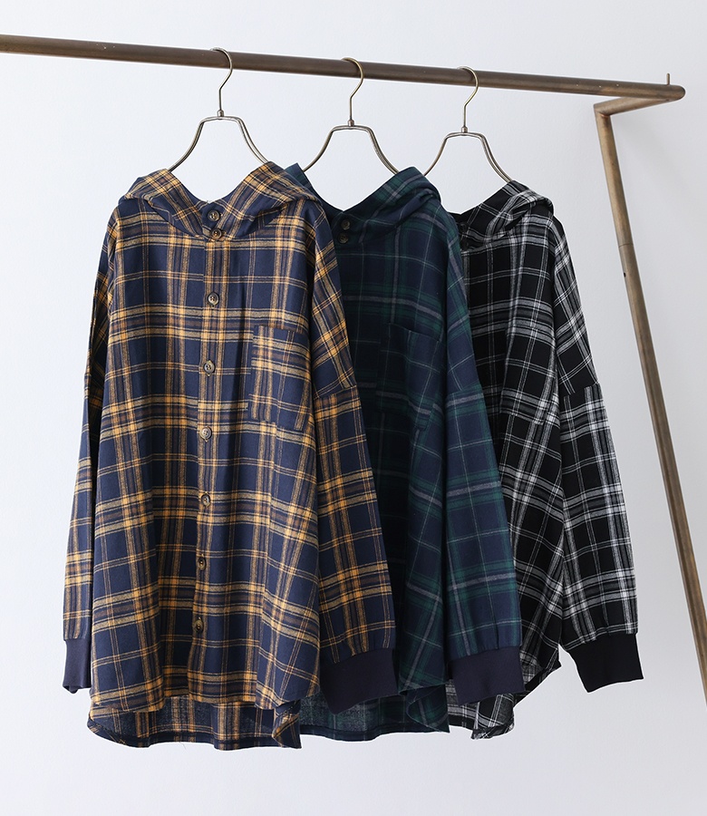 osharewalker（オシャレウォーカー） シャツパーカー 長袖 レディース