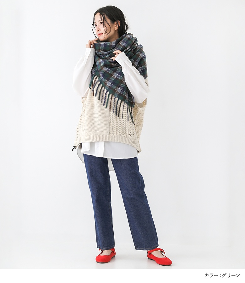 ストール レディース アクセサリー ファッショ...の詳細画像5