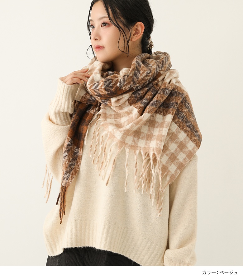 ストール レディース アクセサリー ファッショ...の詳細画像1