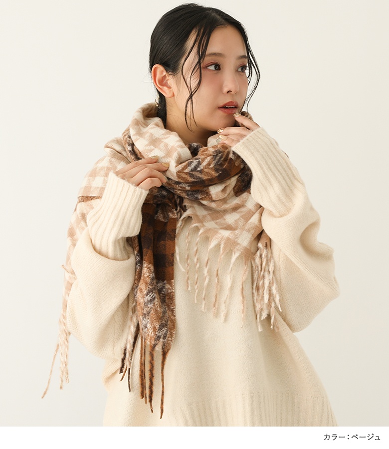 ストール レディース アクセサリー ファッショ...の詳細画像4