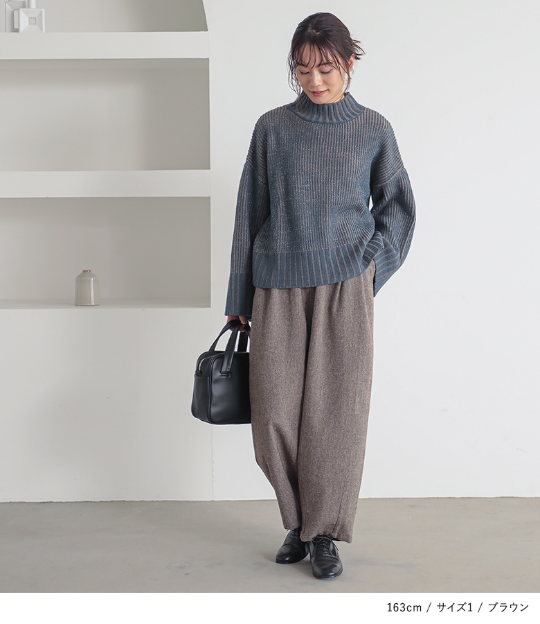 osharewalker バレルパンツ レディース ボトムス ロング丈