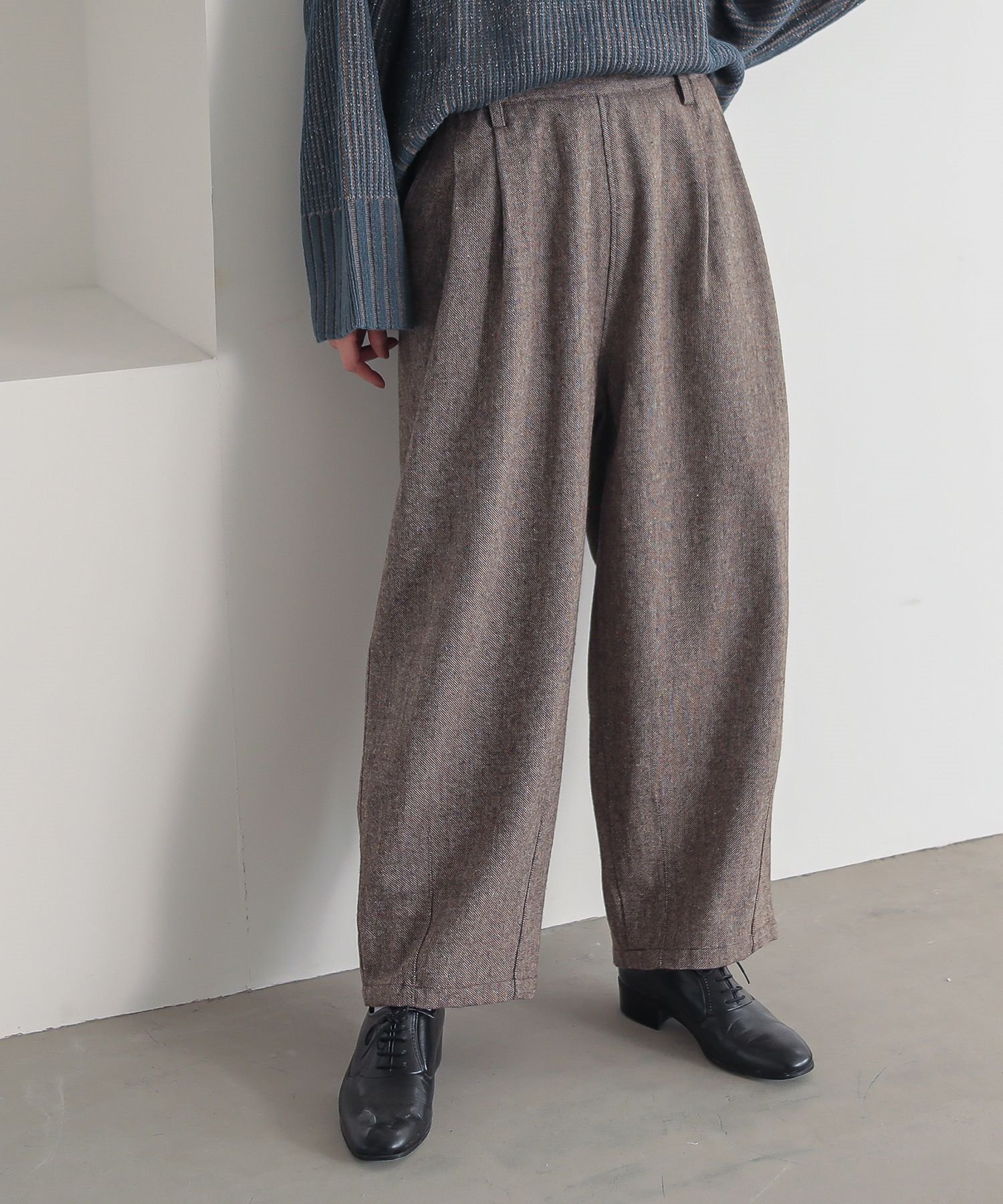 osharewalker バレルパンツ レディース ボトムス ロング丈