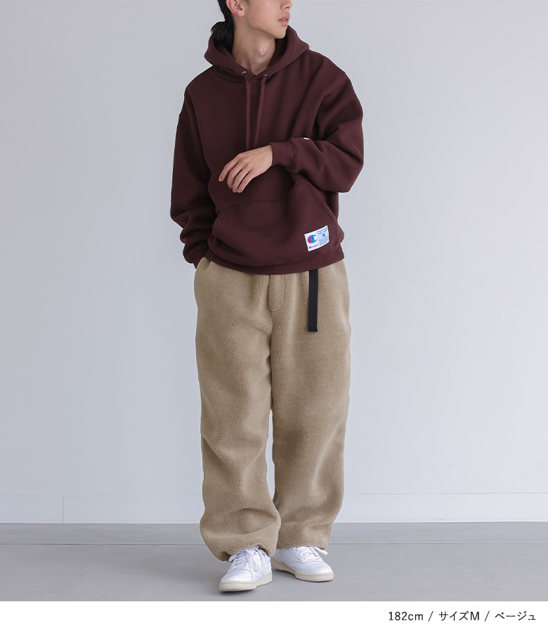 パンツ ボア メンズ ボトムス ストレートパン...の詳細画像1