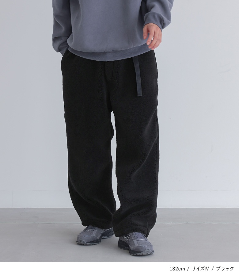 パンツ ボア メンズ ボトムス ストレートパン...の詳細画像4