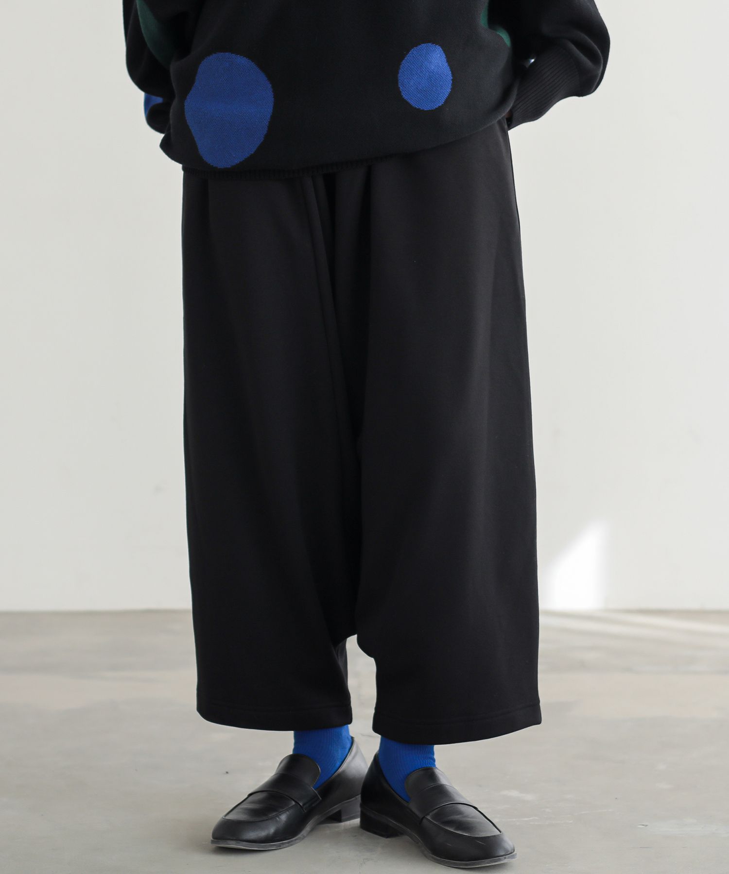 LOST&FOUND ブラック サルエルパンツ ロストアンドファウンド　S メンズ サルエルパンツ | DCブランド古着通販プレイフル