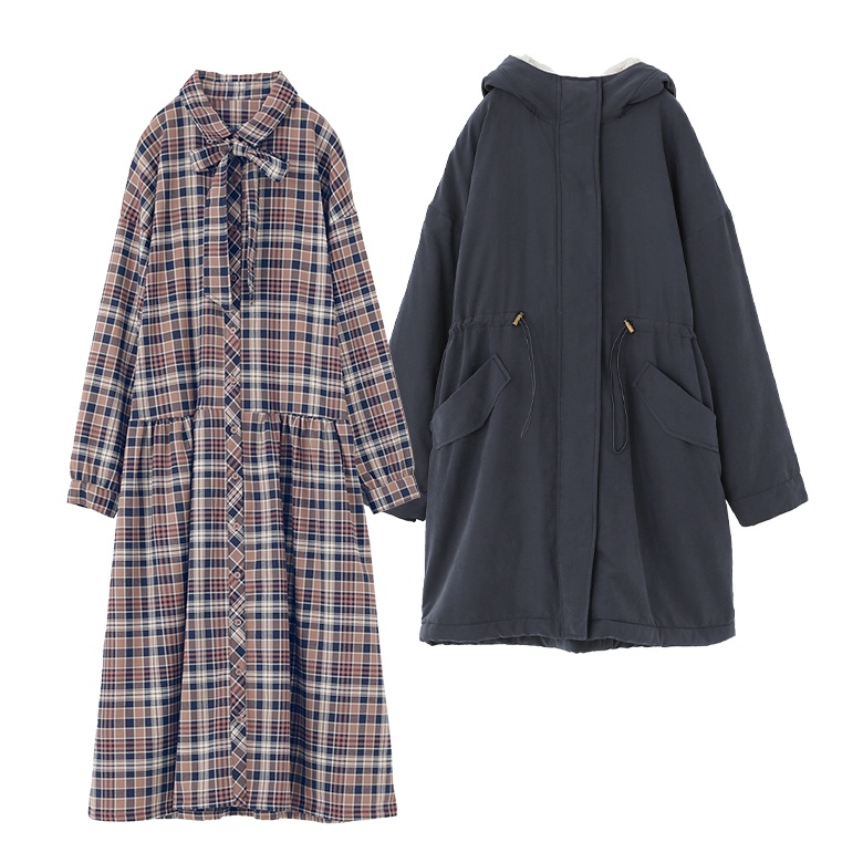 カレンウォーカー オーバーサイズシャツ 柄シャツ シャツワンピース 送料込 osharewalker（オシャレウォーカー） ワンピース レディース 半袖