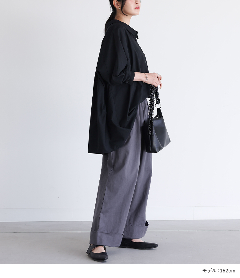 レディース服 コーデ売り まとめ売り 新品 Lサイズ シャツ ワイドパンツ osharewalker（オシャレウォーカー） 2点コーデセット 2026 レディース