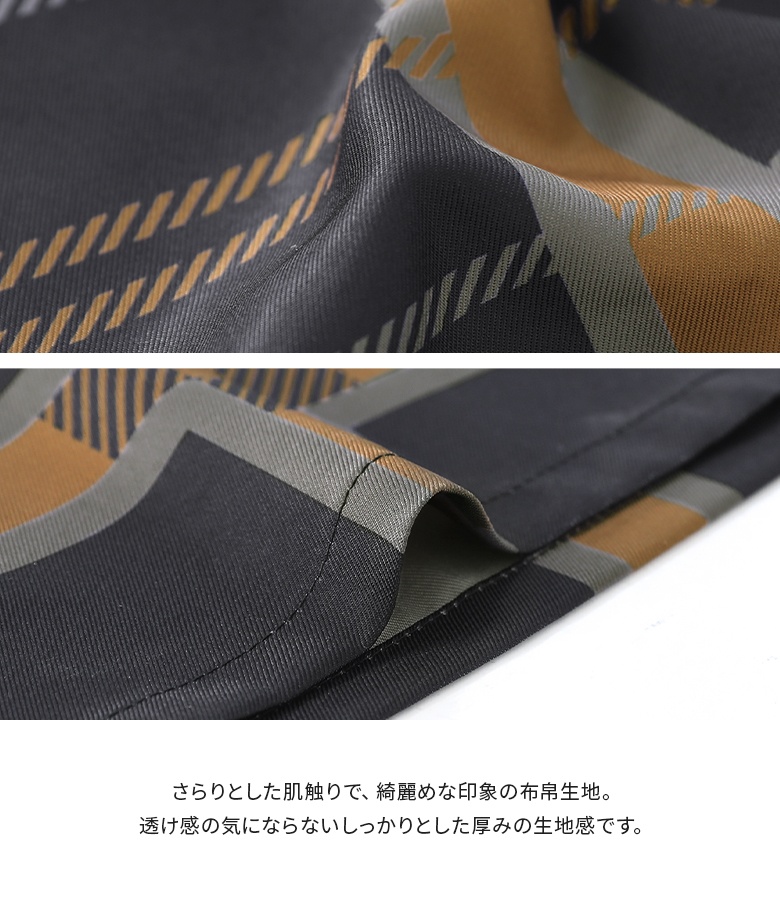 ワンピース レディース シャツワンピース ロン...の詳細画像2