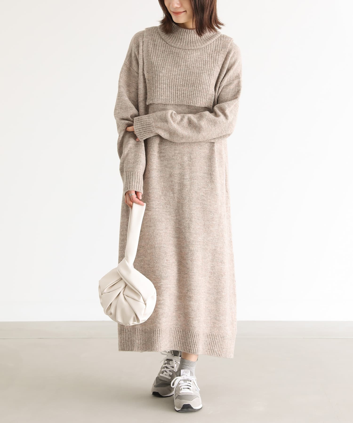 osharewalker（オシャレウォーカー） ニットワンピース 長袖