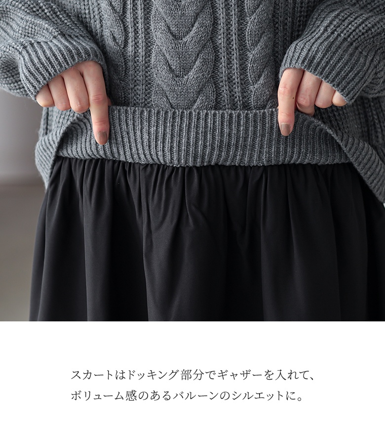 ワンピース 長袖 レディース ドレス ロング丈...の詳細画像5