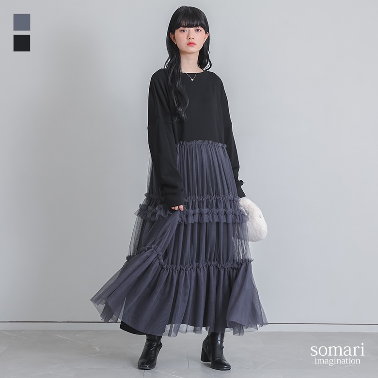 osharewalker（オシャレウォーカー） ワンピース 長袖 レディース