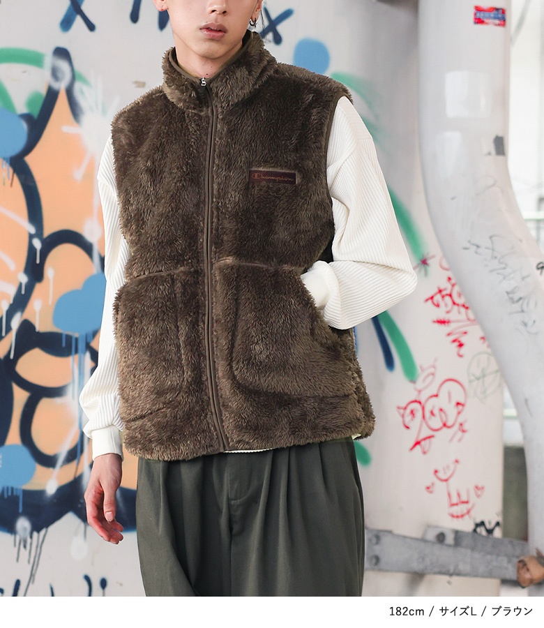 osharewalker（オシャレウォーカー） ベスト フリース メンズ アウター