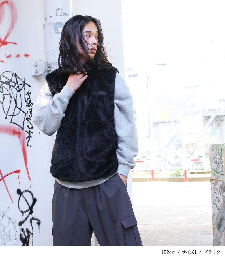 osharewalker（オシャレウォーカー） ベスト フリース メンズ アウター