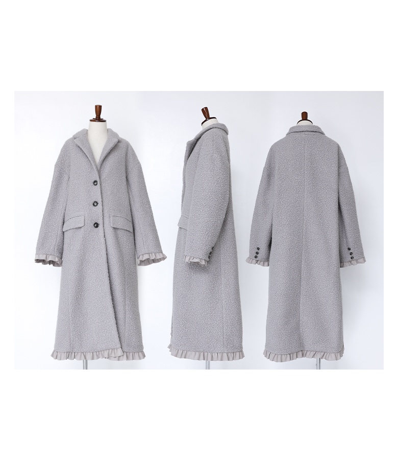 ohtoro コート　ロング　グレー osharewalker（オシャレウォーカー） コート レディース アウター
