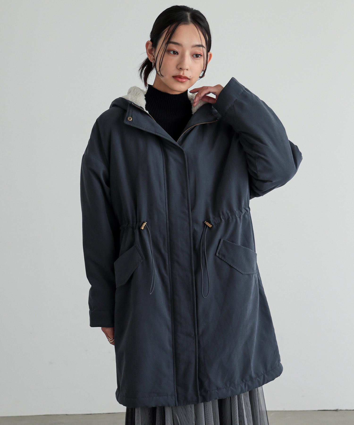 osharewalker（オシャレウォーカー） 裏ボア コート モッズコート