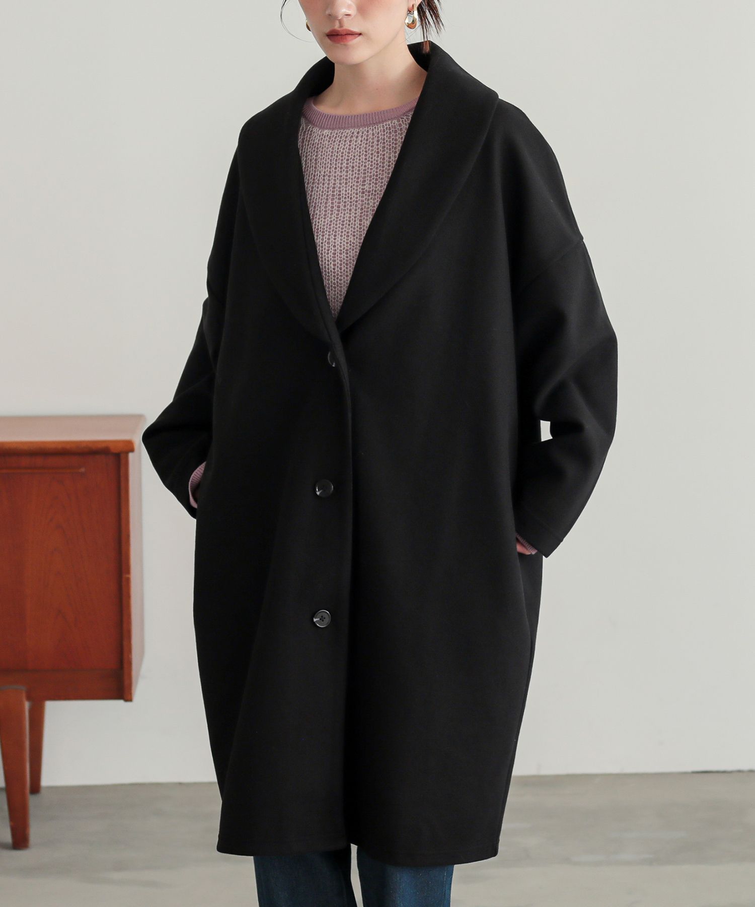 osharewalker（オシャレウォーカー） コート 軽量 レディース コクーン