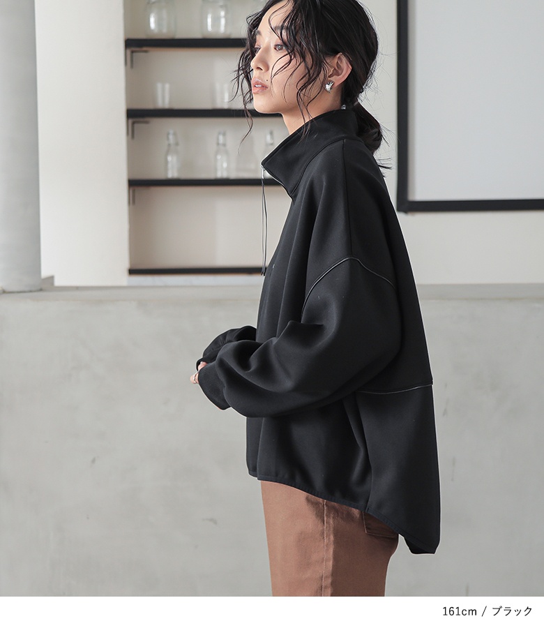osharewalker トップス プルオーバー 長袖 レディース ゆったり