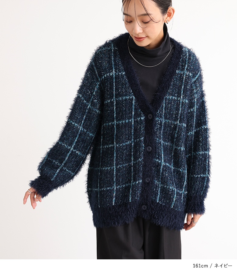 osharewalker（オシャレウォーカー） カーディガン レディース 黒