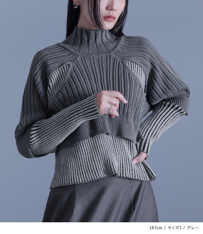 osharewalker（オシャレウォーカー） ニット 長袖 レディース トップス