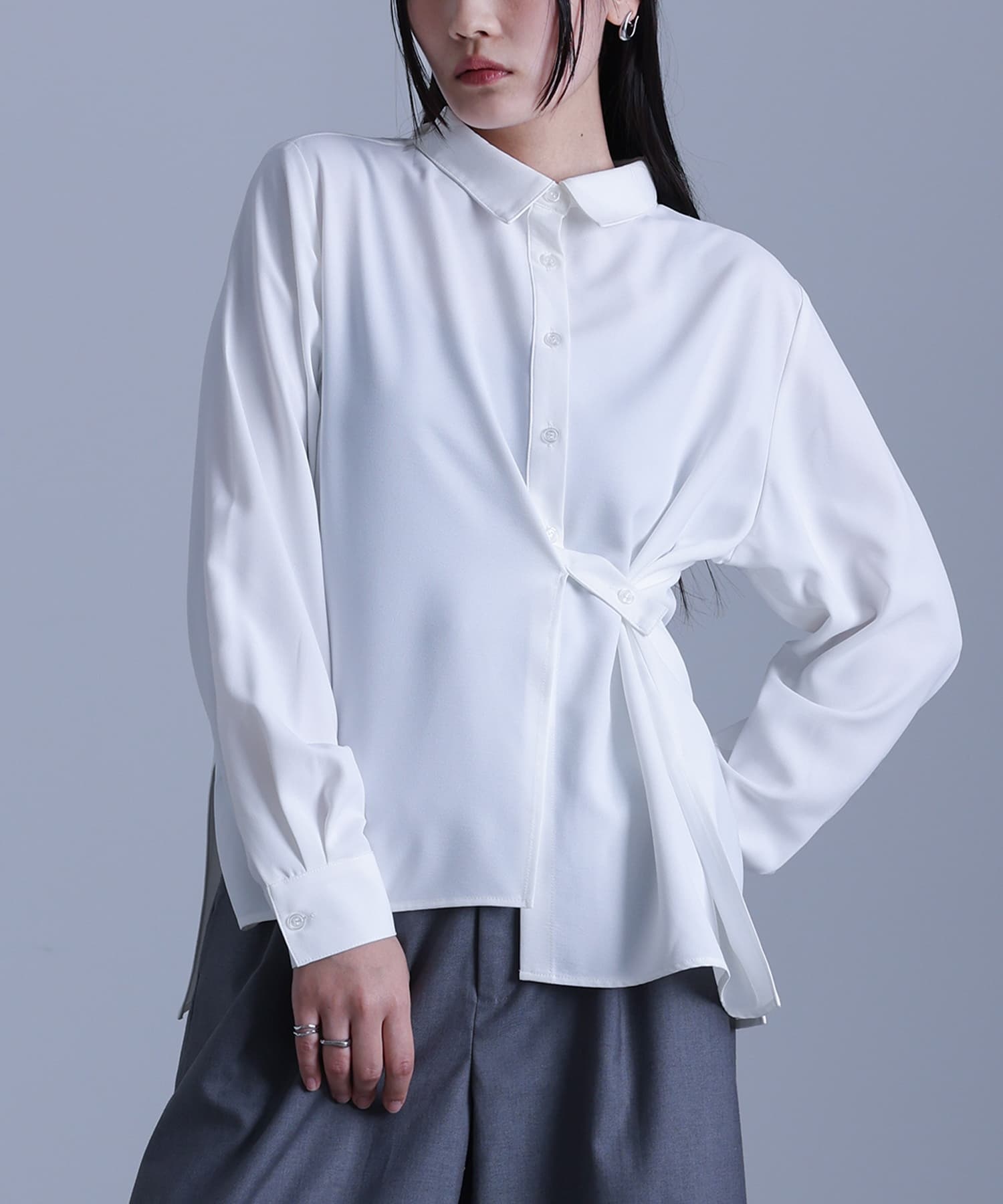 osharewalker シャツ 長袖 レディース トップス ブラウス
