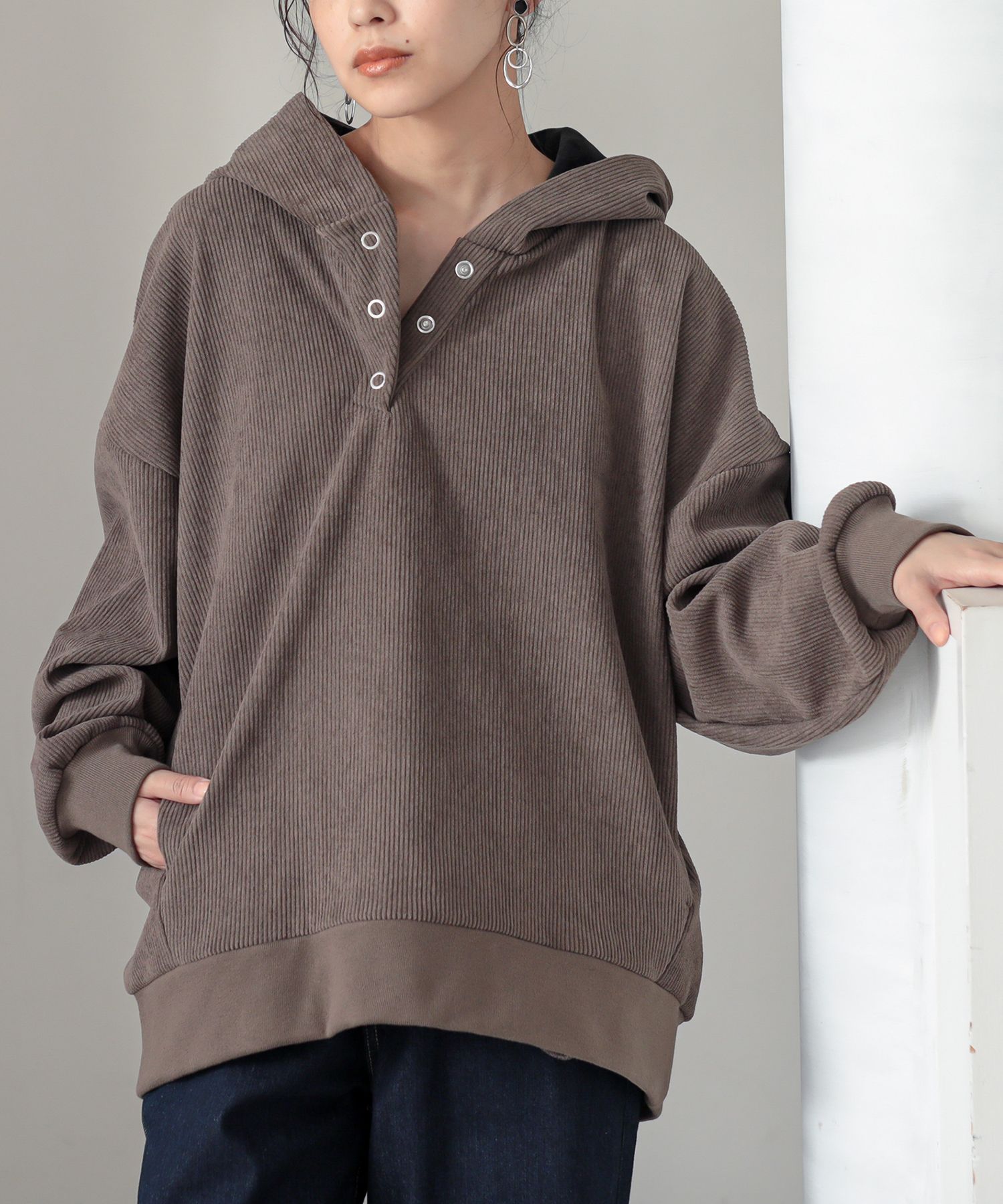 osharewalker（オシャレウォーカー） パーカー レディース トップス 裏 