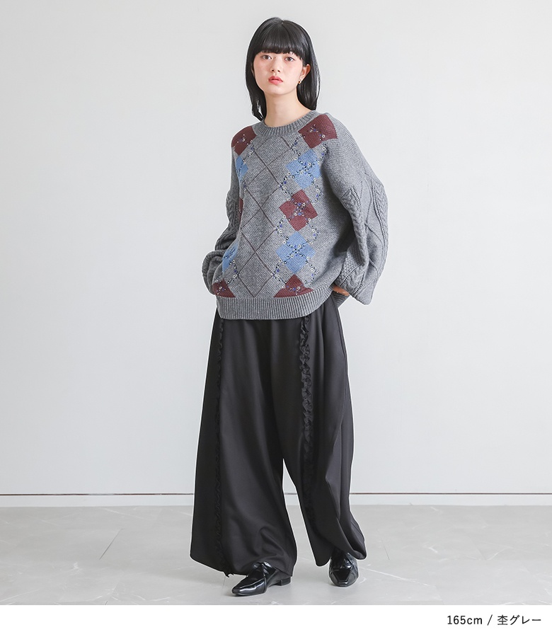 osharewalker（オシャレウォーカー） ニット 長袖 レディース トップス