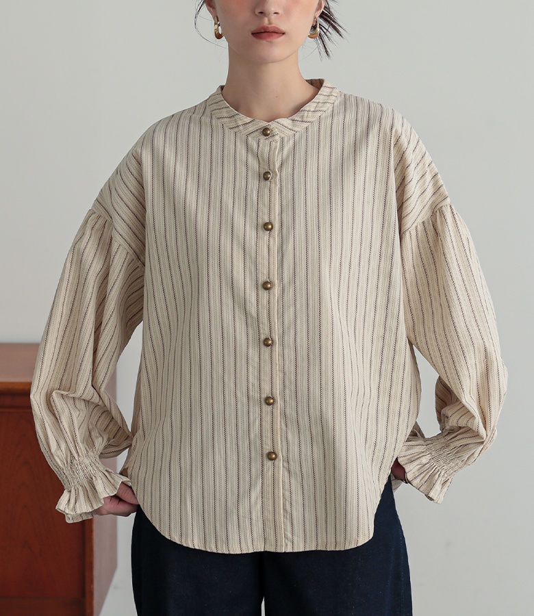 Doux Belle Vネック七分袖ブラウス レディース トップス