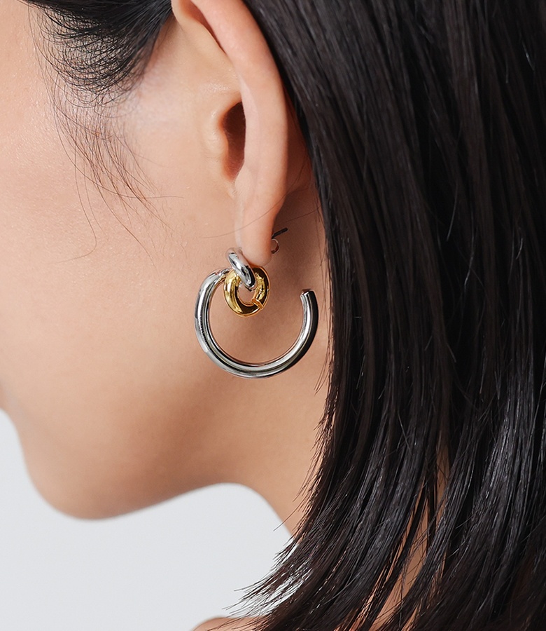 ピアス レディース アクセサリー フープピアス...の詳細画像2