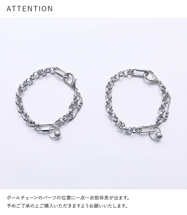 osharewalker ブレスレット レディース アクセサリー トグル MIX