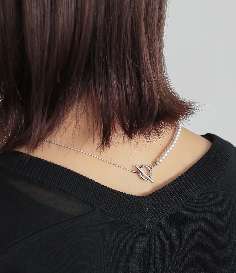 ネックレス レディース アクセサリー 変形 フ...の詳細画像3