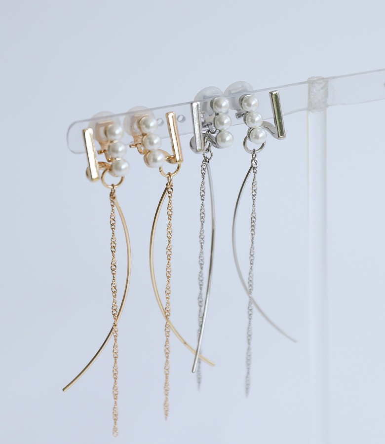 イヤリング レディース アクセサリー フェイク...の詳細画像1