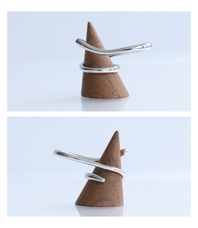 リング レディース アクセサリー 指輪 ダブル...の詳細画像4