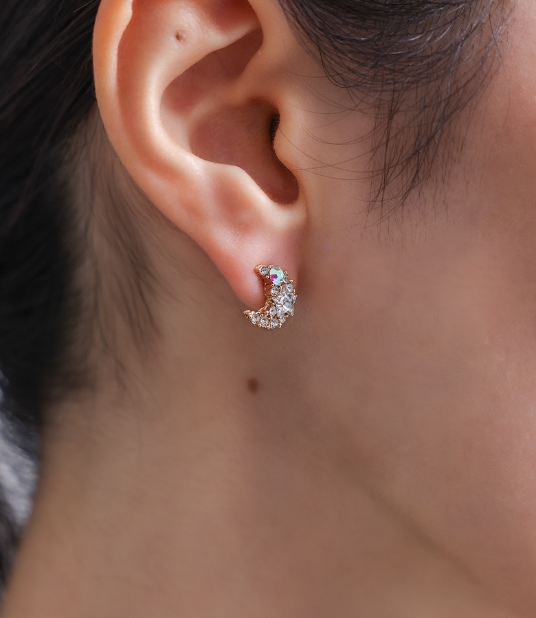 ピアス レディース アクセサリー 三日月モチー...の詳細画像3