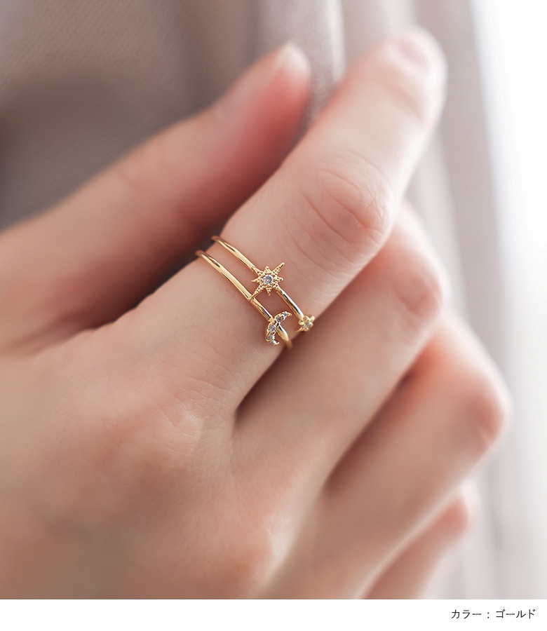 リング レディース アクセサリー 指輪 ファッ...の詳細画像4