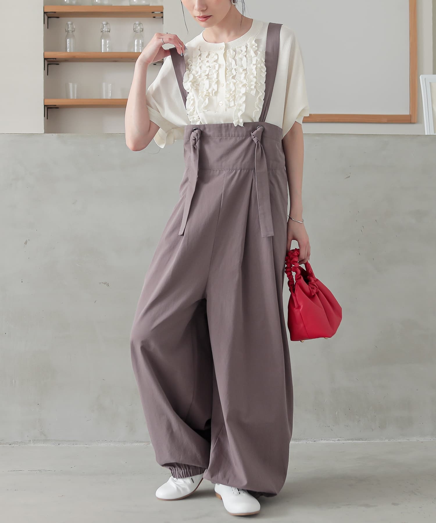 osharewalker（オシャレウォーカー） サロペット パンツ レディース