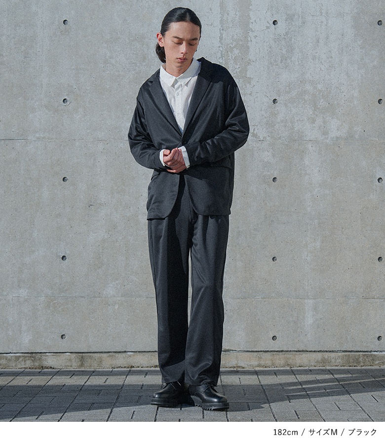 RonHerman セットアップジャケットパンツ　黒　サイズM 22AW osharewalker（オシャレウォーカー） セットアップ メンズ 黒 M L