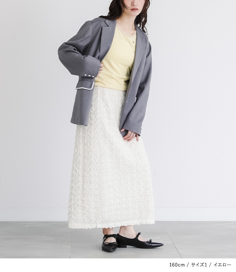 タンクトップ レディース トップス ノースリーブ ハート 刺繍 リブ カットソー インナー シアー 春 夏 秋「メール便可」「5」 | osharewalker | 06