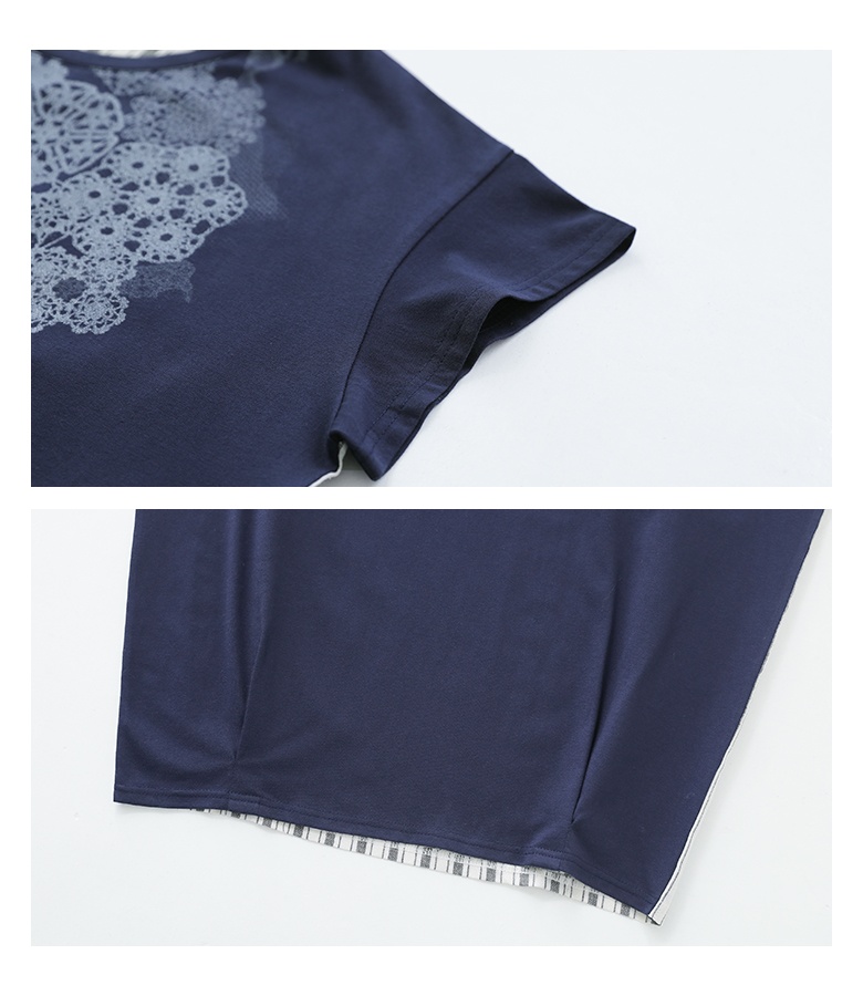 [SATUR]All Day Cotton ストライプ Tシャツ★新作・24SS★ ストライプ柄総柄プリントオープンカラー半袖シャツ｜メンズ