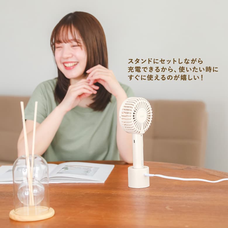 osharewalker ハンディファン 携帯扇風機 扇風機 USB ハンディ 手持ち