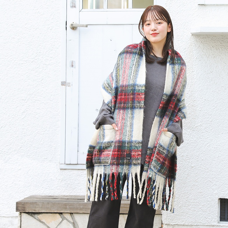 osharewalker（オシャレウォーカー） ブランケット 肩掛け ひざ掛け
